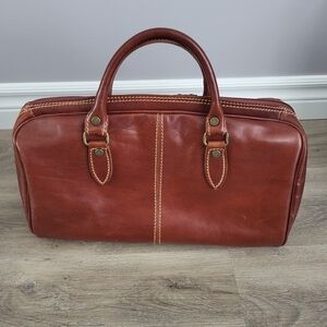 Handmade Italian Leather Weekender Bag